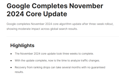 Google завершил обновление основного алгоритма November 2024 Core Update — фото-1_1